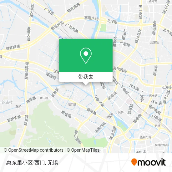 惠东里小区-西门地图