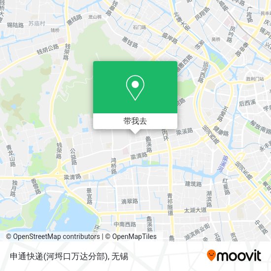 申通快递(河埒口万达分部)地图