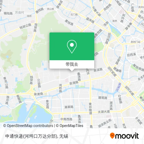 申通快递(河埒口万达分部)地图