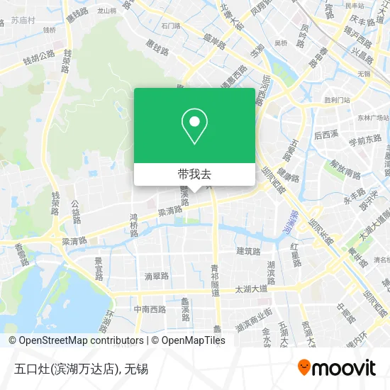 五口灶(滨湖万达店)地图
