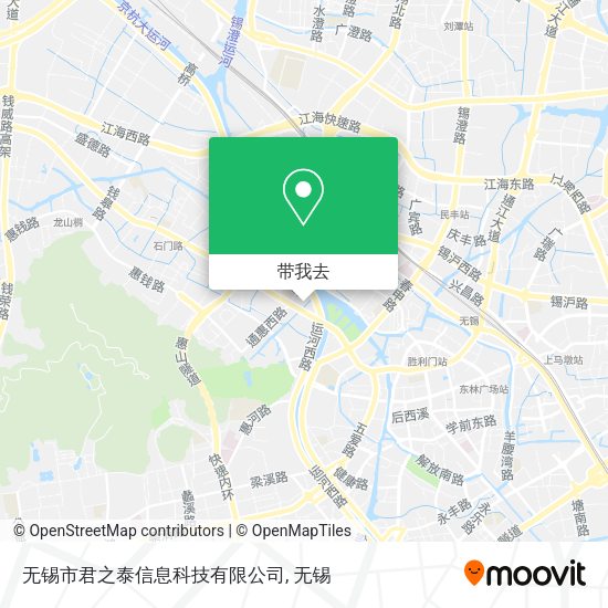 无锡市君之泰信息科技有限公司地图