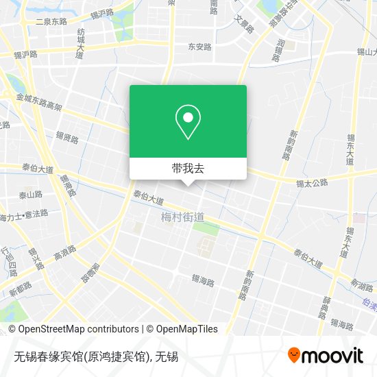 无锡春缘宾馆(原鸿捷宾馆)地图