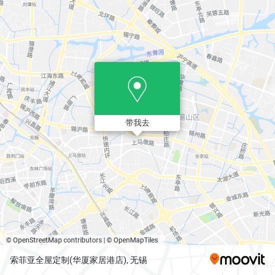 索菲亚全屋定制(华厦家居港店)地图