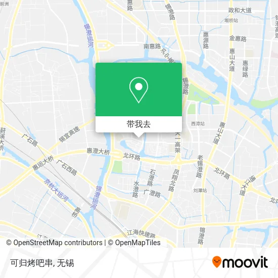 可归烤吧串地图