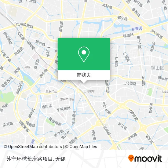 苏宁环球长庆路项目地图