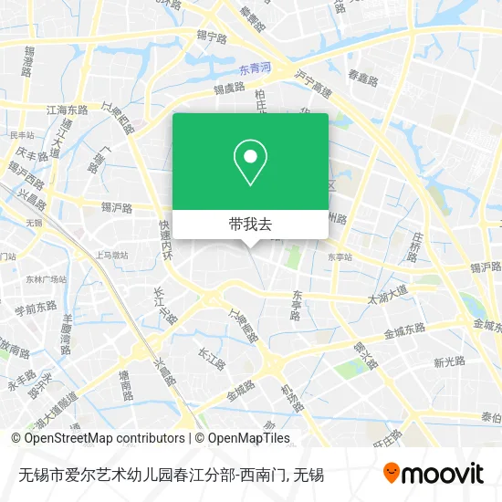无锡市爱尔艺术幼儿园春江分部-西南门地图
