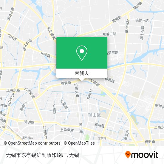 无锡市东亭锡沪制版印刷厂地图