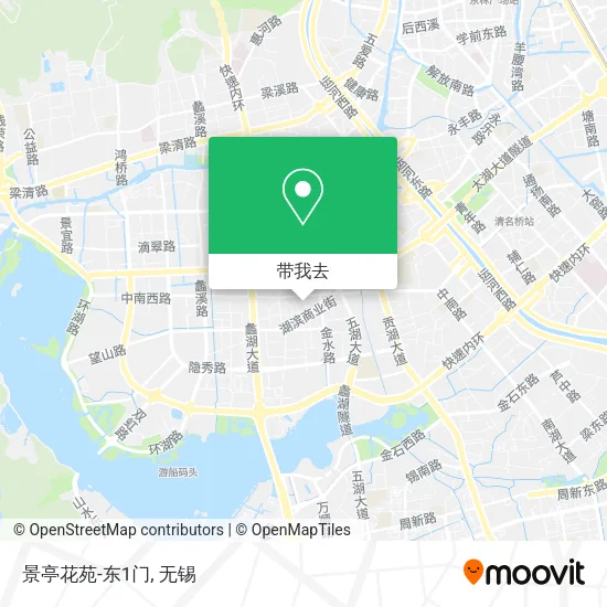 景亭花苑-东1门地图