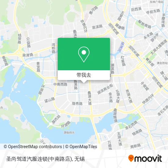 圣尚驾道汽服连锁(中南路店)地图