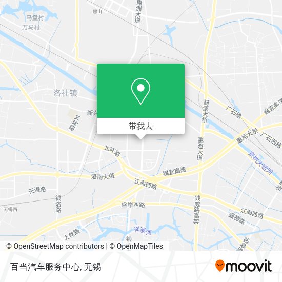 百当汽车服务中心地图