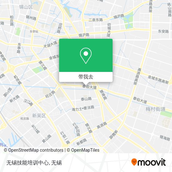 无锡技能培训中心地图