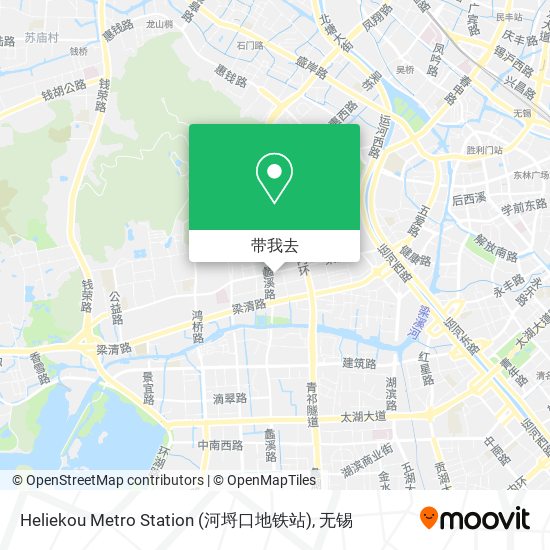 Heliekou Metro Station (河埒口地铁站)地图