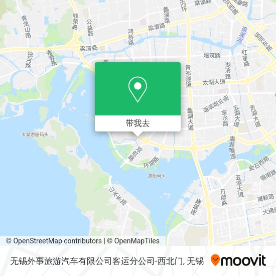 无锡外事旅游汽车有限公司客运分公司-西北门地图