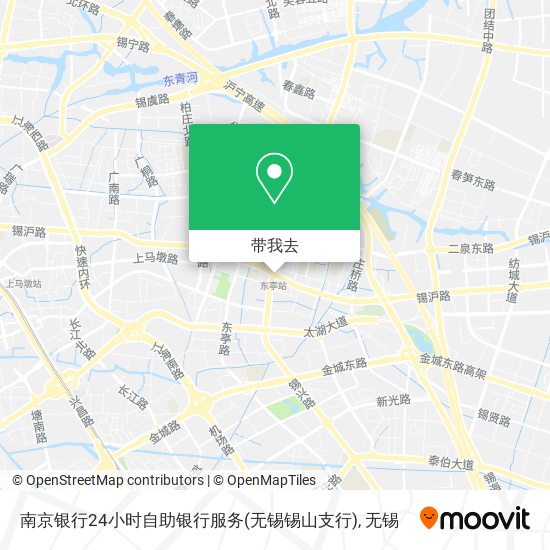 南京银行24小时自助银行服务(无锡锡山支行)地图