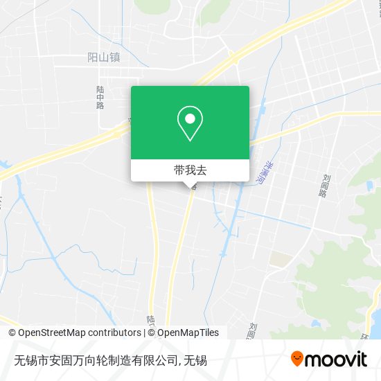 无锡市安固万向轮制造有限公司地图