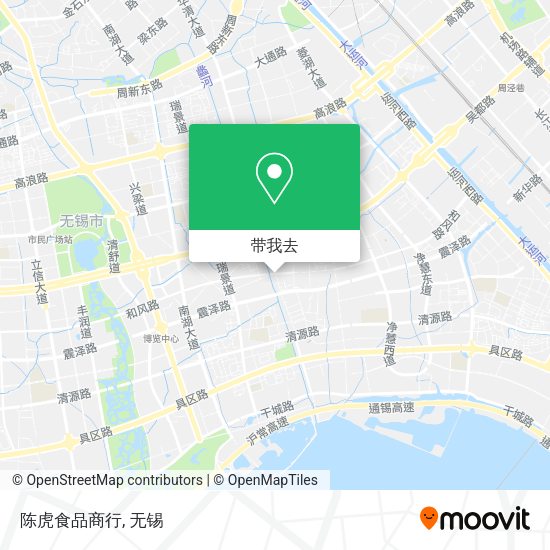 陈虎食品商行地图