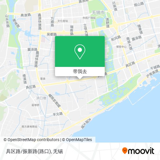 具区路/振新路(路口)地图