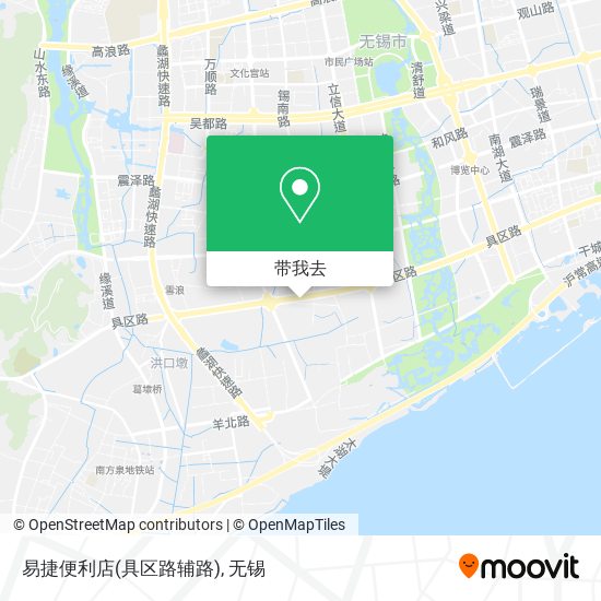 易捷便利店(具区路辅路)地图
