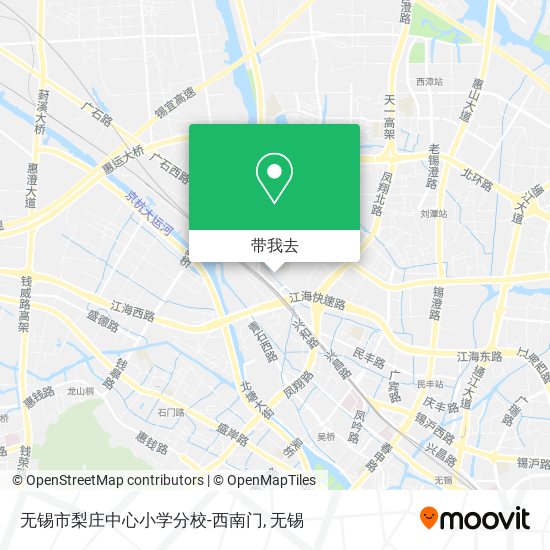无锡市梨庄中心小学分校-西南门地图
