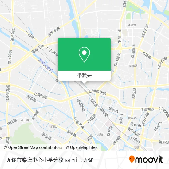 无锡市梨庄中心小学分校-西南门地图