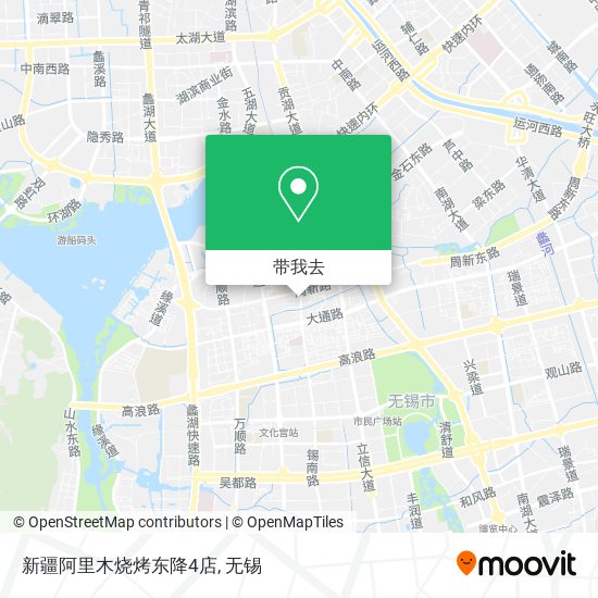 新疆阿里木烧烤东降4店地图