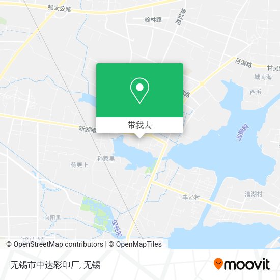 无锡市中达彩印厂地图