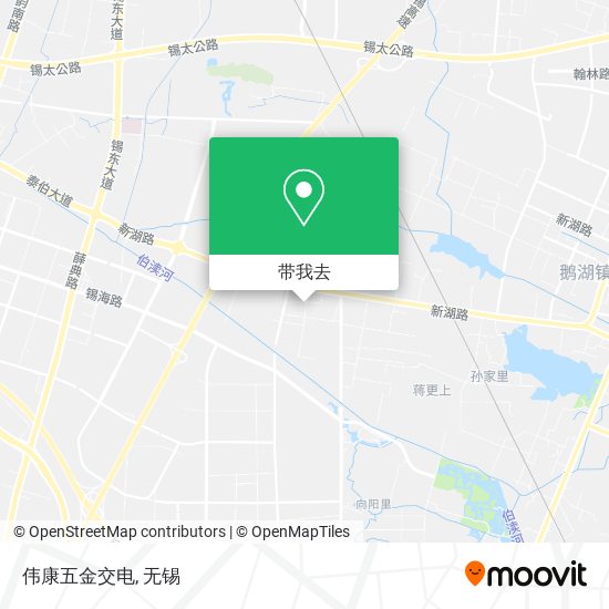 伟康五金交电地图