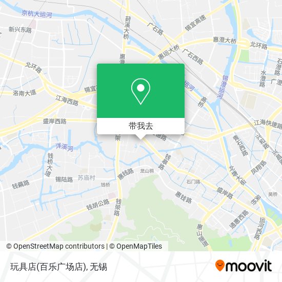 玩具店(百乐广场店)地图