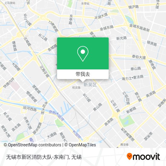 无锡市新区消防大队-东南门地图