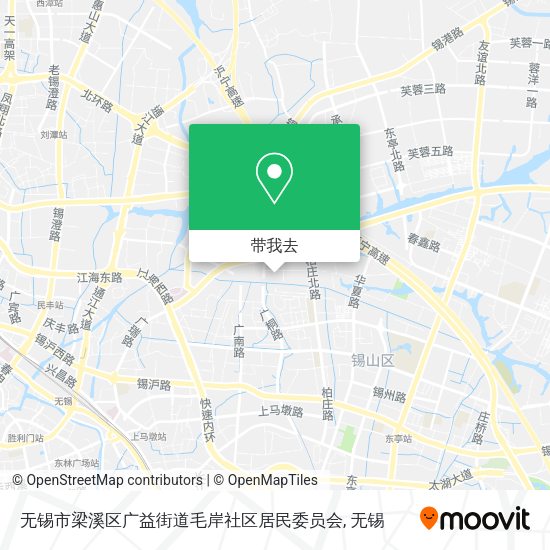 无锡市梁溪区广益街道毛岸社区居民委员会地图