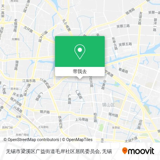 无锡市梁溪区广益街道毛岸社区居民委员会地图