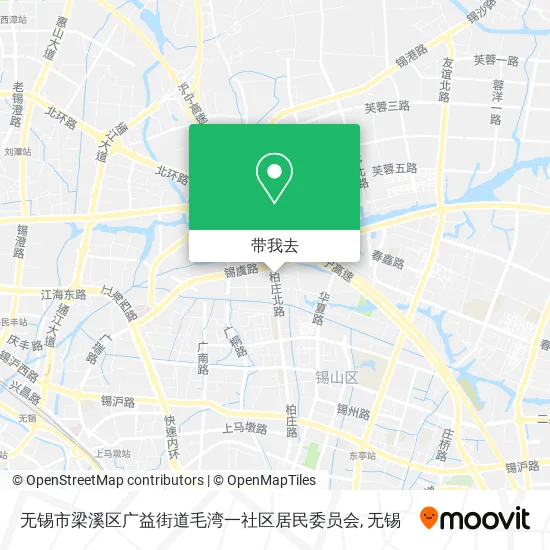 无锡市梁溪区广益街道毛湾一社区居民委员会地图