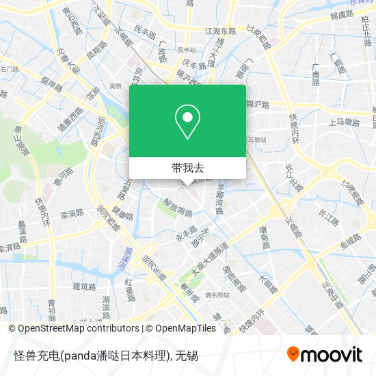 怪兽充电(panda潘哒日本料理)地图