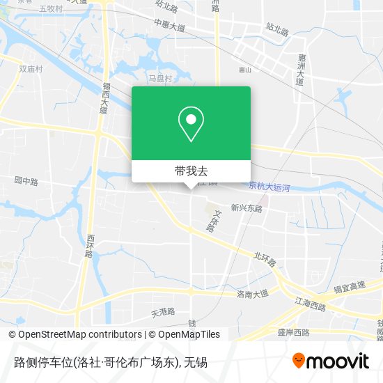 路侧停车位(洛社·哥伦布广场东)地图