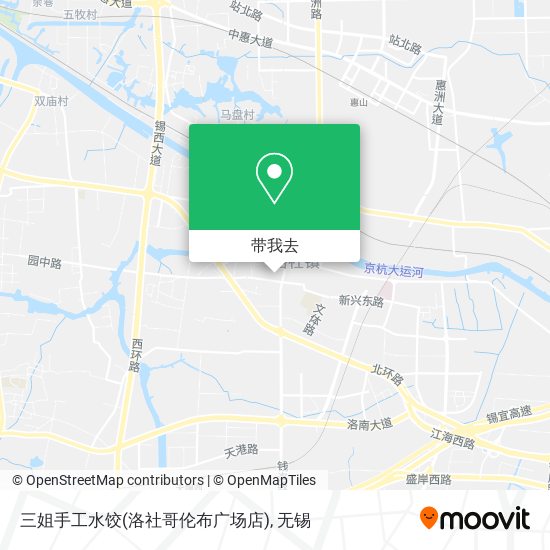 三姐手工水饺(洛社哥伦布广场店)地图