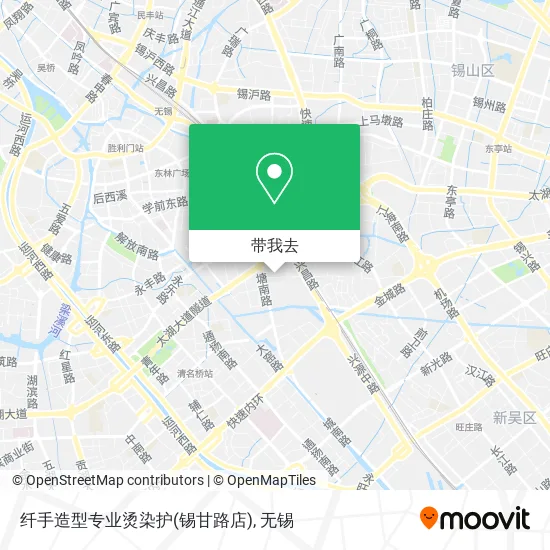 纤手造型专业烫染护(锡甘路店)地图