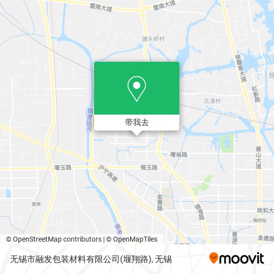 无锡市融发包装材料有限公司(堰翔路)地图