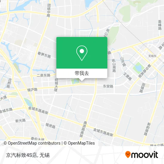 京汽标致4S店地图