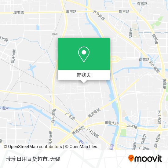 珍珍日用百货超市地图