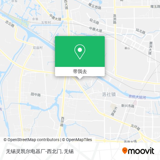 无锡灵凯尔电器厂-西北门地图