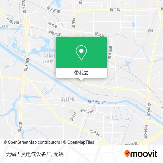 无锡吉灵电气设备厂地图