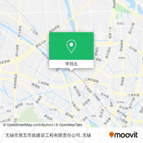 无锡市第五市政建设工程有限责任公司地图