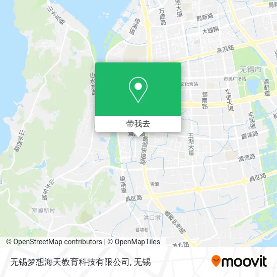 无锡梦想海天教育科技有限公司地图
