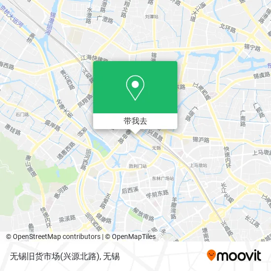 无锡旧货市场(兴源北路)地图