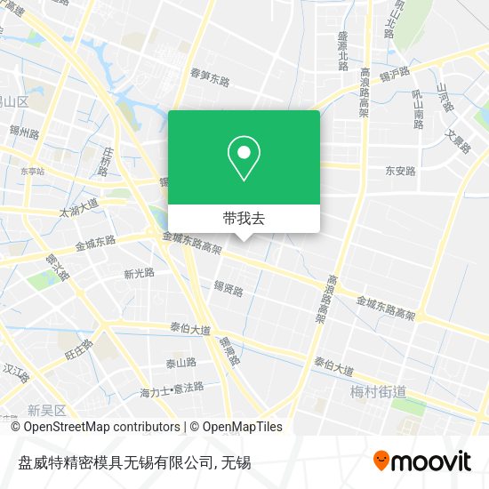 盘威特精密模具无锡有限公司地图