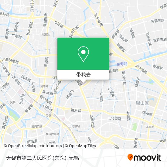 无锡市第二人民医院(东院)地图