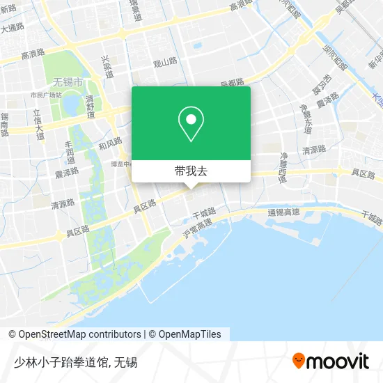 少林小子跆拳道馆地图
