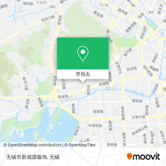无锡市新成源服饰地图