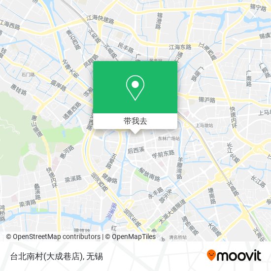 台北南村(大成巷店)地图
