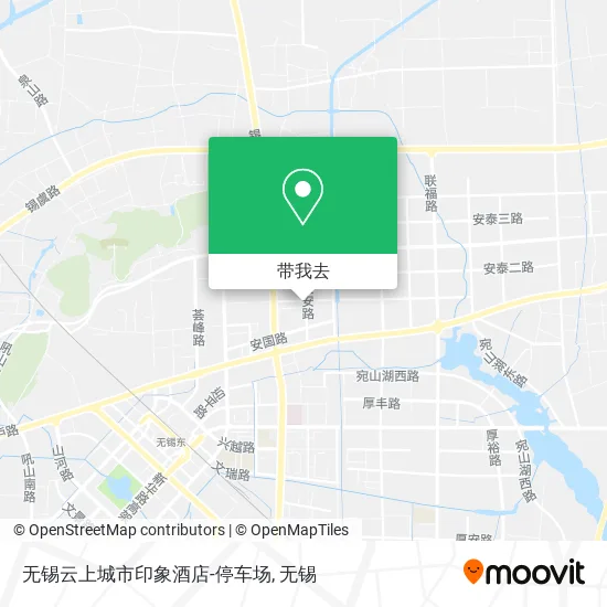 无锡云上城市印象酒店-停车场地图